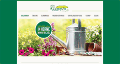 Desktop Screenshot of blumenhaus-klumpen.de